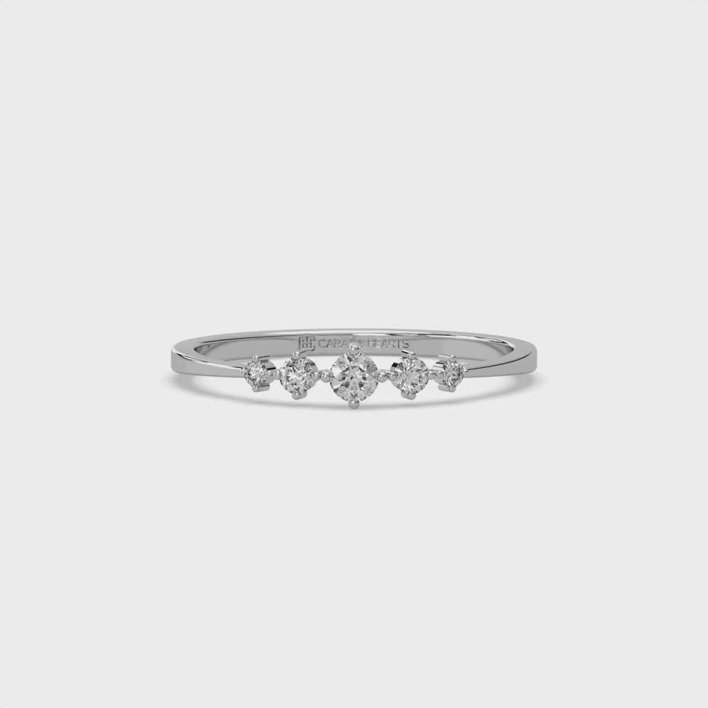 Ruler of Hearts Gold and Diamond Ring