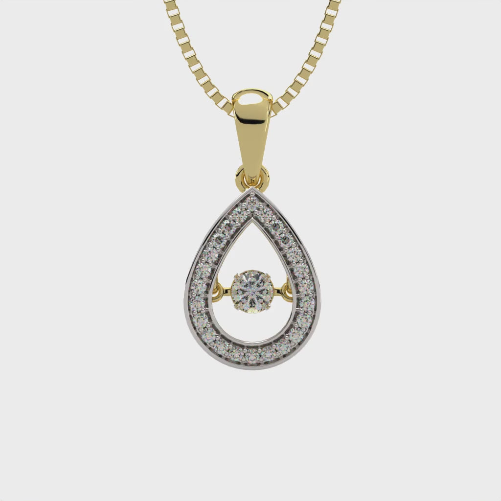 Kaarunaa and Dancing Diamond Pendant