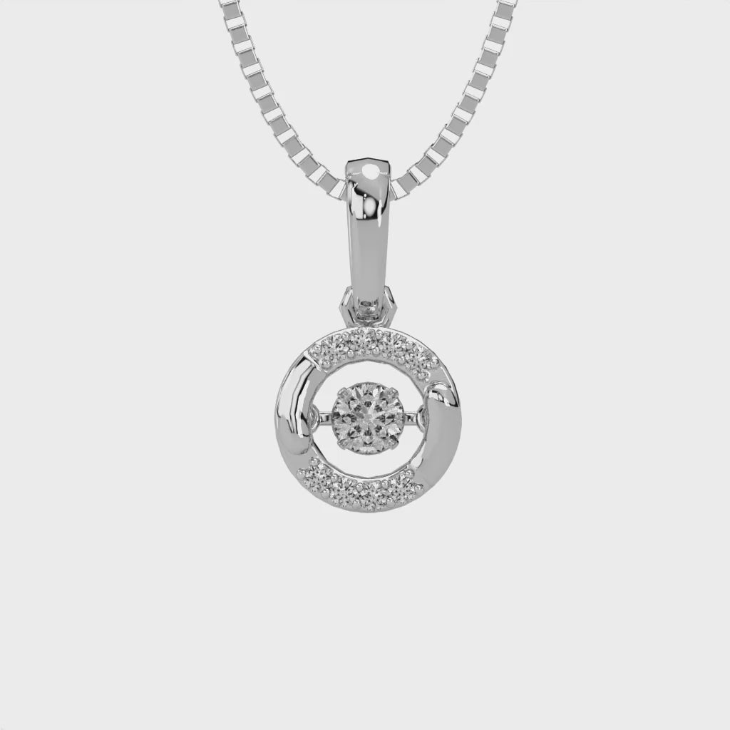 Free Spirit and Dancing Diamond Pendant