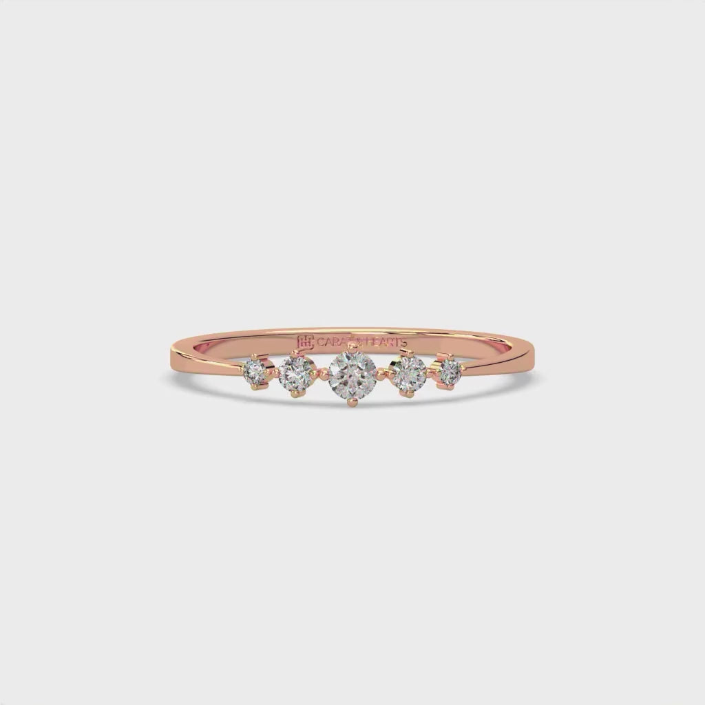 Ruler of Hearts Gold and Diamond Ring