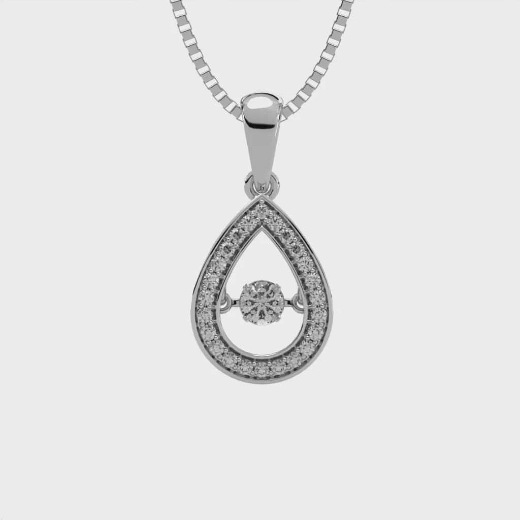 Kaarunaa and Dancing Diamond Pendant