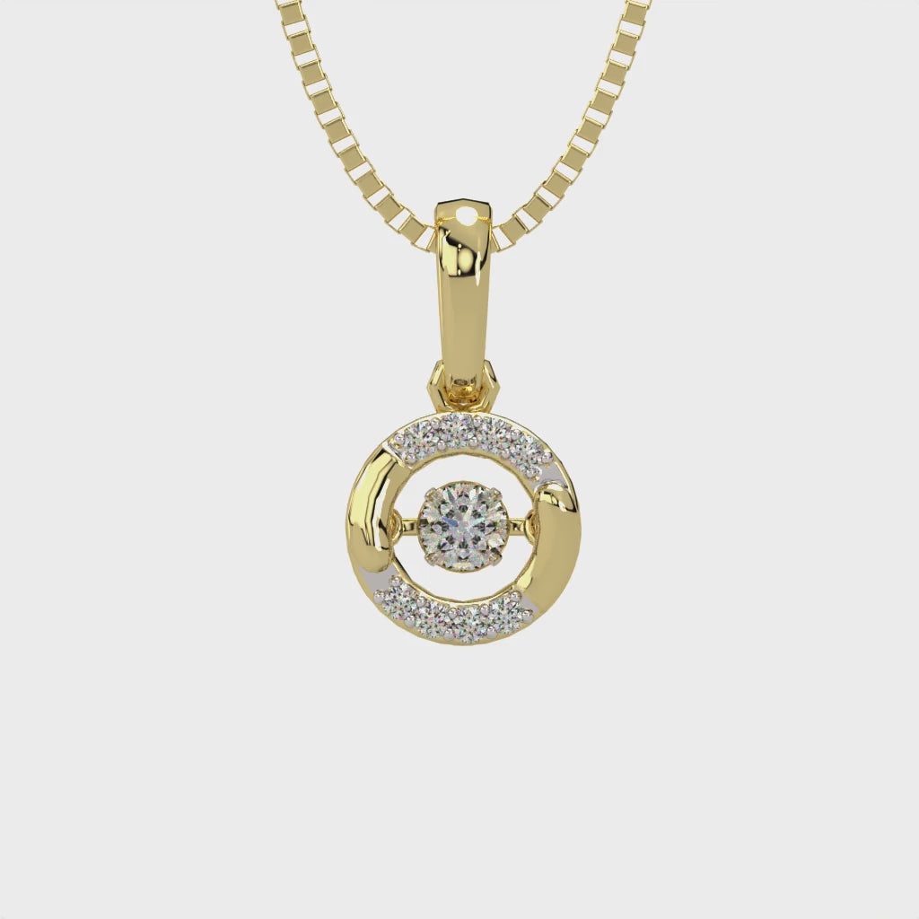 Free Spirit and Dancing Diamond Pendant